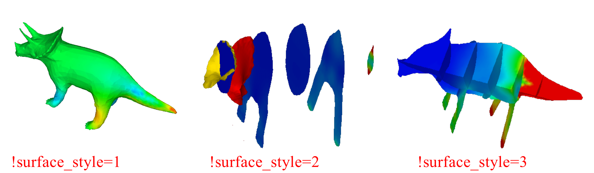 surface/styleの設定例
